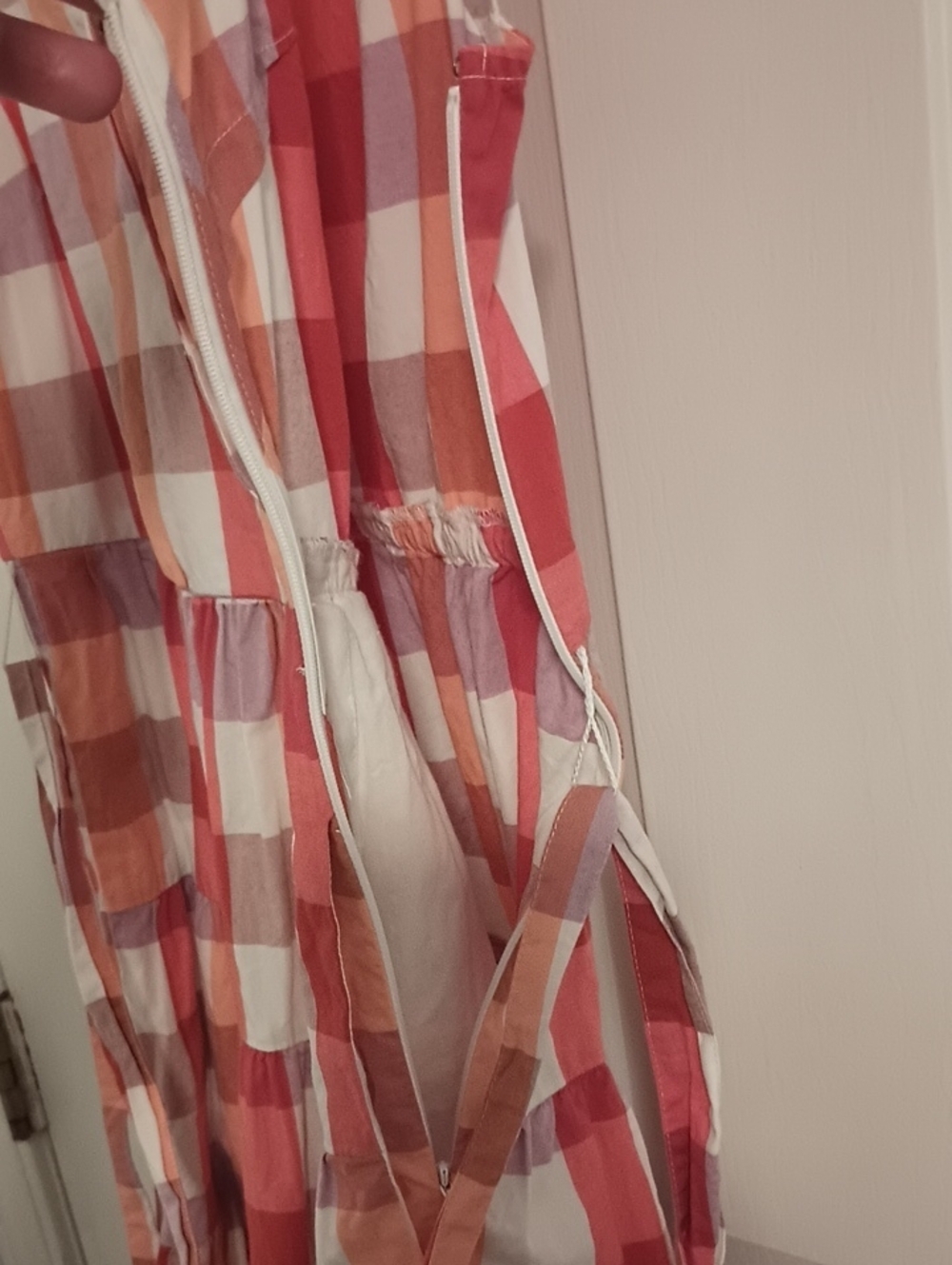 J.Crew Factory faux-wrap sleeveless mini dress - Picture 6 of 7